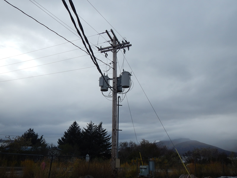 Grid Connected : Powerline in Chignik Alaska